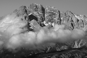Cristallo visto dal Lastron dei Scarperi