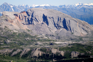Croda del Becco vista dalla cima del Col Bechei Dessora