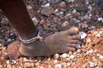 Piede di giovane Himba